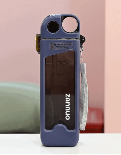 [1004195] Kids Water Plastic Bottle 400ML MIN-004-Gray