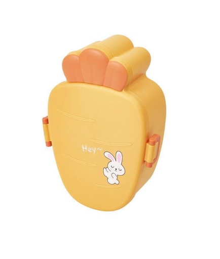 [1004239] Lunch Box Plastic Mix Colors LBP-004-Yellow