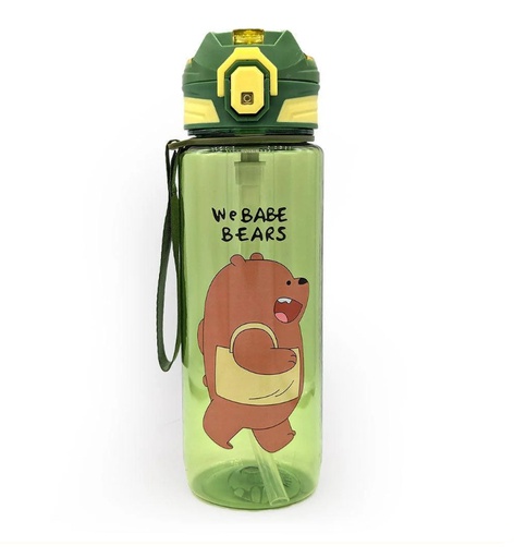 [1004254] Water Bottle Plastic  800ML PSB-003-Green